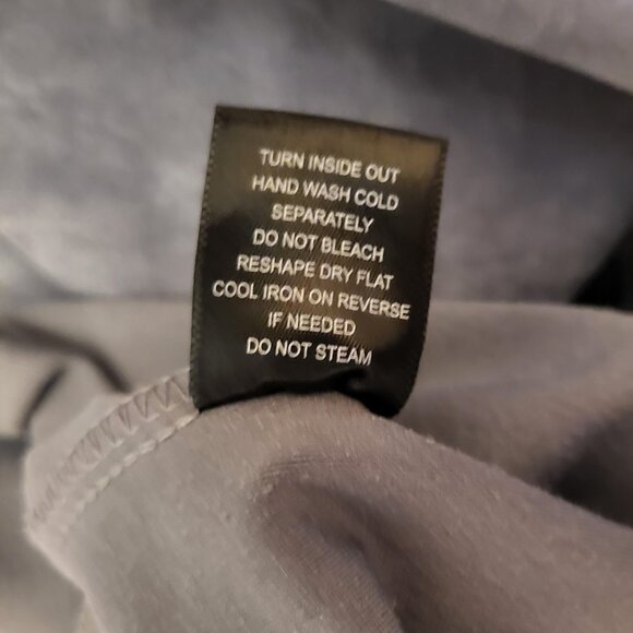 Curations Open Jacket Faux Suede XL Embroidered Light Blue - Picture 7 of 7